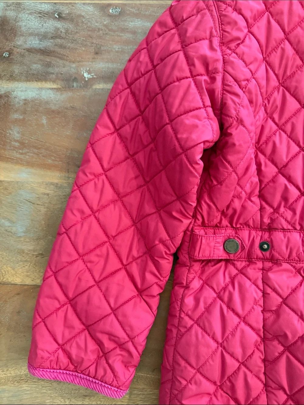 Ralph Lauren Girls' Quilted Fuchsia Jacket size 6x